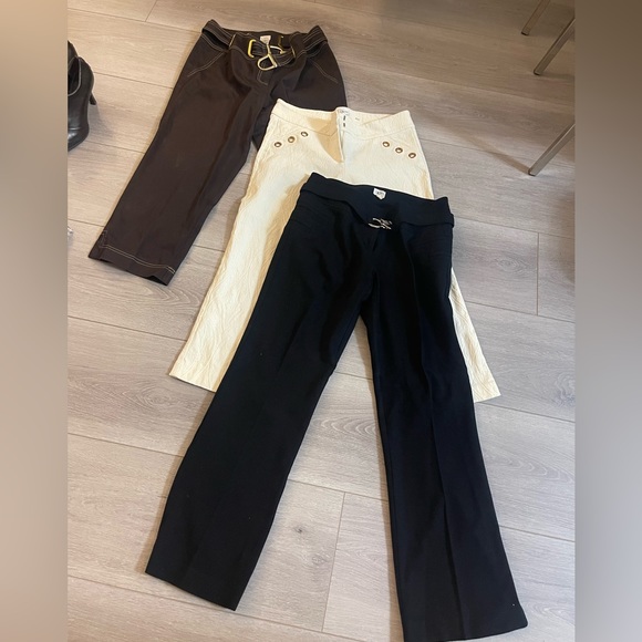 3 pairs of Cache pants size 10 - Picture 1 of 7